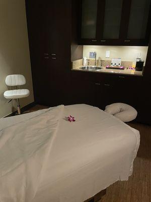 Massage room