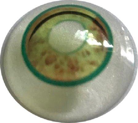 Painted Scleral Lens with clear pupil for cosmesis