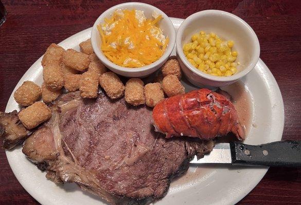 Surf & turf special (prime rib & lobster)