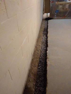 French Drainage During