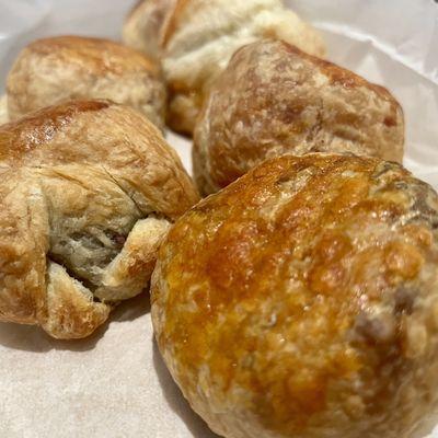 Ube, mongo, and baboy hopia made fresh.