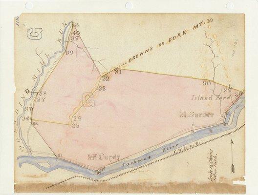 Stonewall Jackson's mapmaker, Jedediah Hotchkiss, drew this map. This is the only example we have seen outside the Library of Congress.