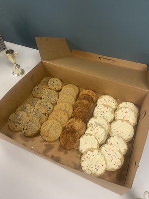 Assorted cookies