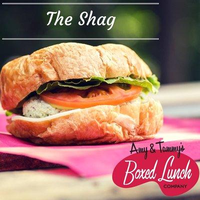 The Shag is our beloved chicken salad sandwich.