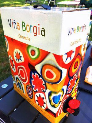 Vina Borgia 3 Liter boxed wine.