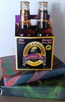 Bought a 4 pack of these delicous butter beer sodas at Publix, to celebrate Harry Potters 40th birthday today!