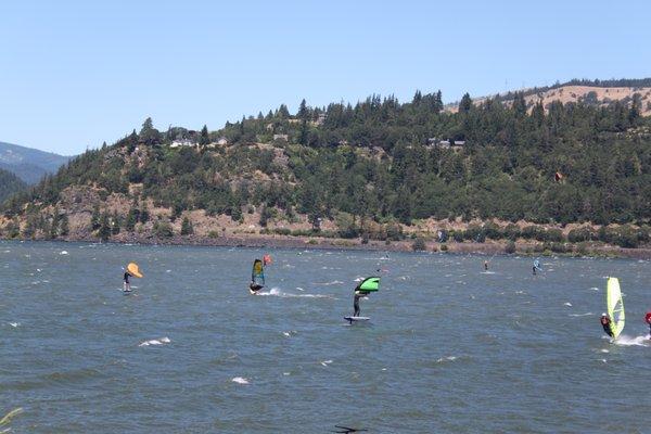 Wind surfers