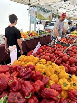 More fresh vegetables