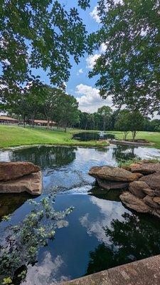 Picturesque views of the course