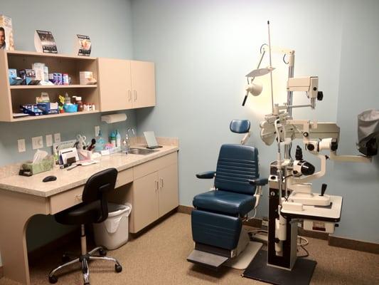 Eye exam room