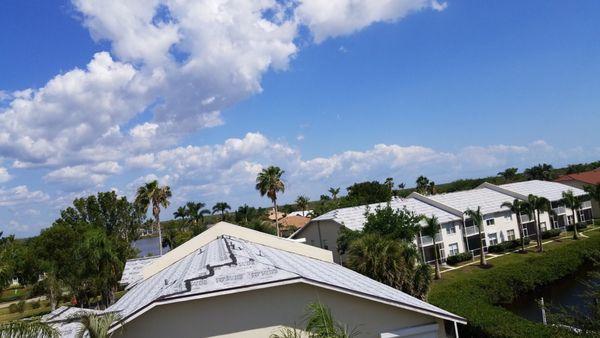 Metal tile roof project