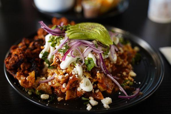 Chilaquiles with Al Pastor