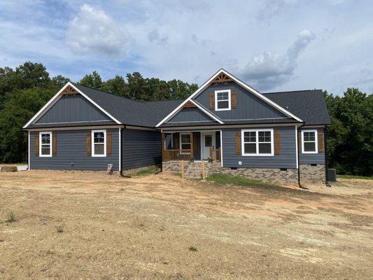 Sparden Layout with a front entry two car garage