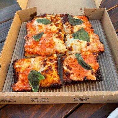 Basil and Vodka  pizza