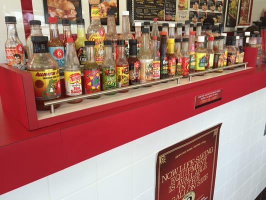 Hot Sauce Selection