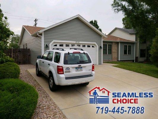 Vinyl Siding with foam insulation. Colorado Springs.