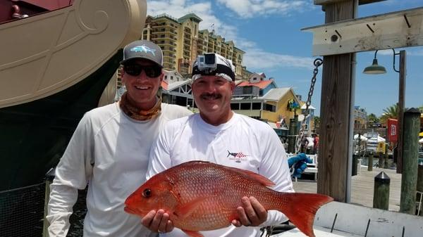 Big Catch. Couldn't have done it without Nicky (the captain). 6/9/16