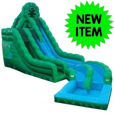 Emerald Ice Double Lane Water Slide