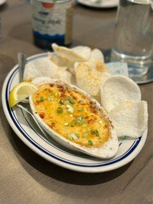 Baked Pimento Crab Dip.