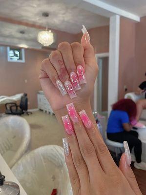 Acrylic Full Set with Design