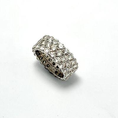 3 rows of diamond eternity ring