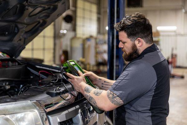 We perform advanced diagnostic testing to pinpoint your vehicle's repair needs quickly and efficiently.