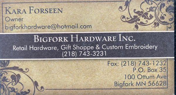 Business card.