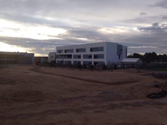 Beautiful New science and math building.