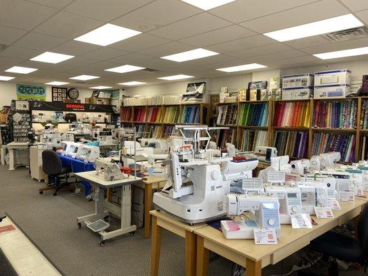 You're sure to find the perfect sewing machine match with our selection!