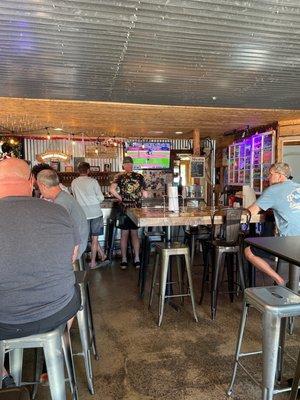 Bar area at lunch. Great place!