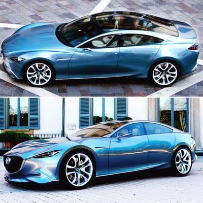 Mazda's "Shinari" concept car ... it just might happen!