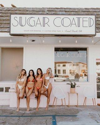 Golden spray tans available in Brea, CA or Sunset Beach, CA