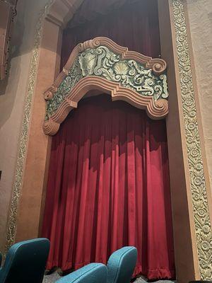 Lensic Theater interior detail.