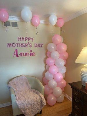 Our Queen Annie celebrated Mother's Day with her daughter and son in law @ Golden Care Group Home.