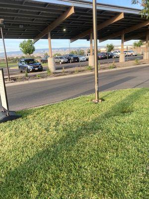 Pictures of employee's vehicles parked in the "patient's" parking lot