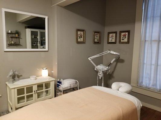 Massage, Skincare and Waxing room. Ash's Room