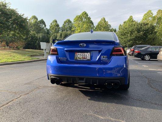 2019 Subaru WRX