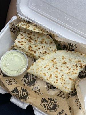 G Bluebonnet quesadillas