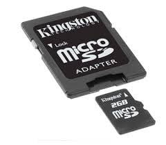 2 GIG Micro SD Card.