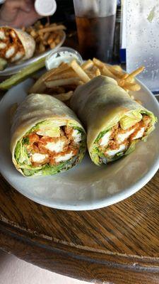 Buffalo chicken wrap