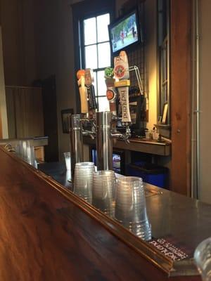 Love that they installed some beer taps.  Great place to come hang out!