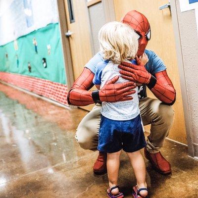 Never know who you'll see in our hallways!