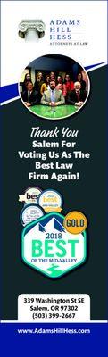 Best Law Firm in the Mid-Valley