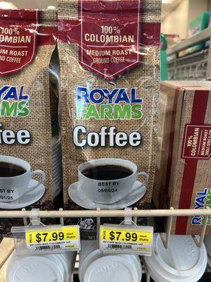 Royal Farms Colombian coffee