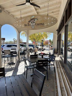 Patio dining