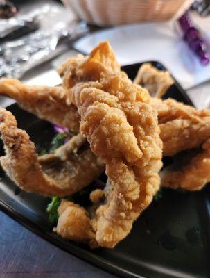 Fried whiting