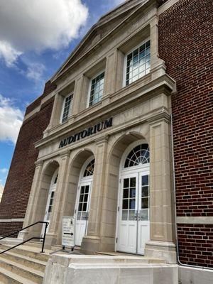 Front of auditorium