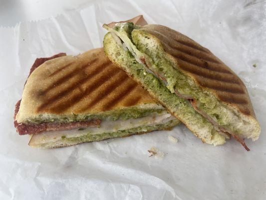 Pesto Turkey Panini