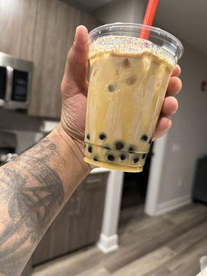 White chocolate Mocha Boba