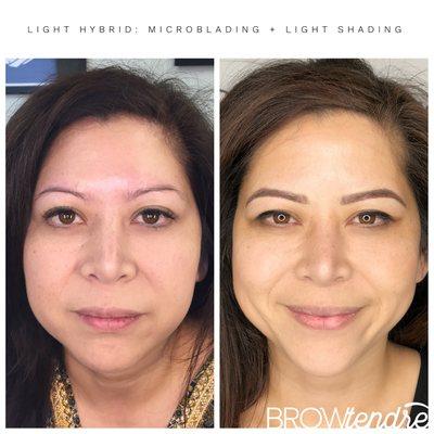 Extremely natural results, the best Microblading in Glendale!